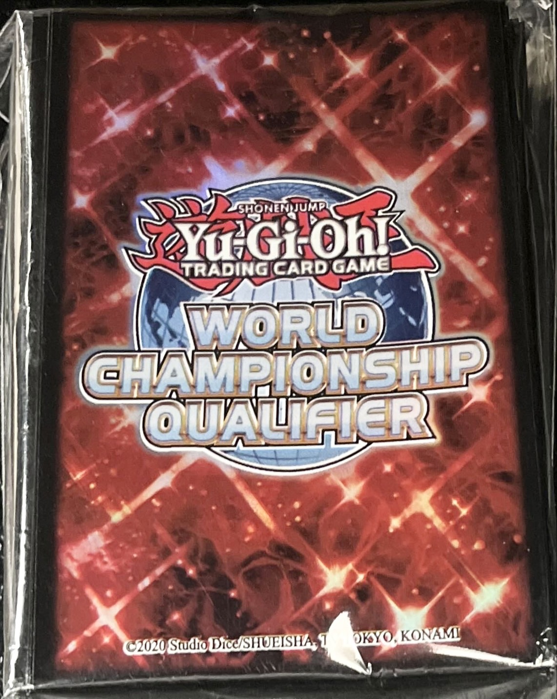 状態A-〕スリーブ『WCQ2023赤』100枚入り【-】{-}《スリーブ》