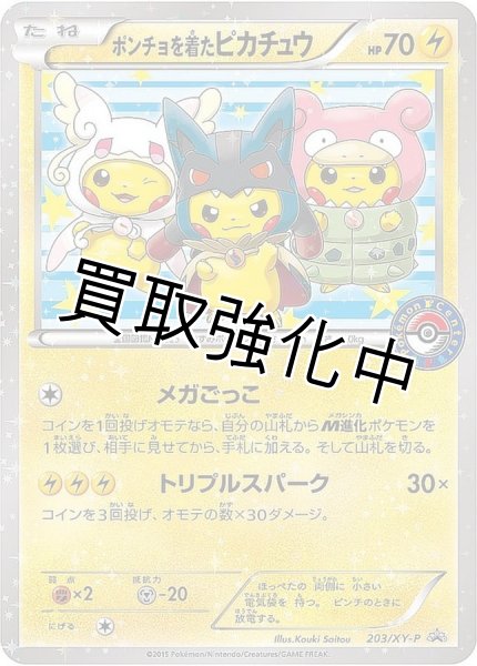 PSA10鑑定済】ポンチョを着たピカチュウ【P】{203/XY-P} [XY] ルカリオ