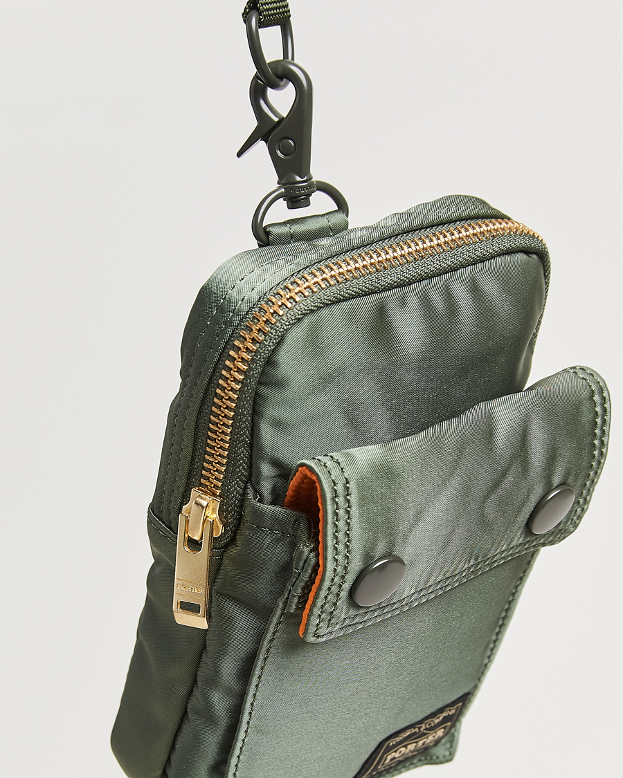 Porter-Yoshida & Co. Tanker Mobile Pouch Sage Green at CareOfCarl.com