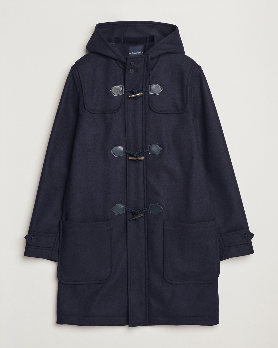 Polo Ralph Lauren Wool Doublefaced Duffle Coat Navy at CareOfCarl.com