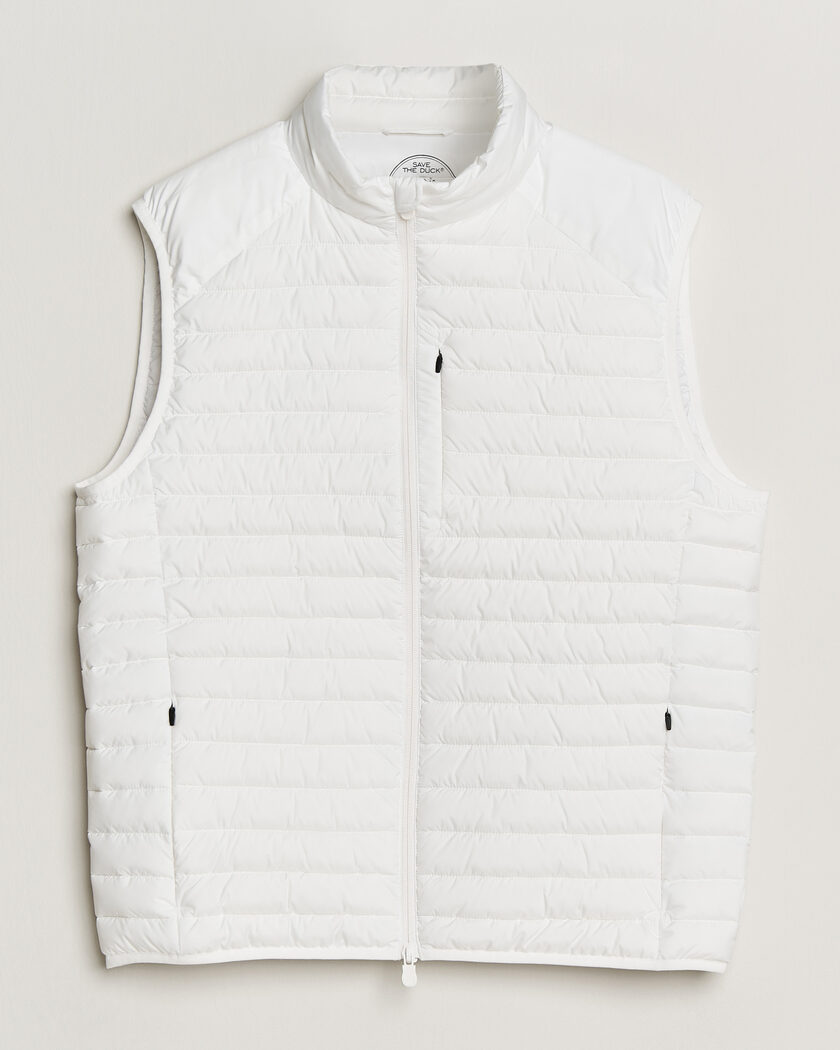 C.P. Company Eco Chrome Mixed Down Vest Light Grey at CareOfCarl.com