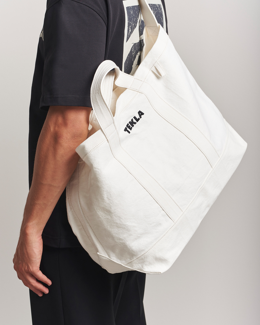 Tekla Beach Bag Ivory at CareOfCarl.com