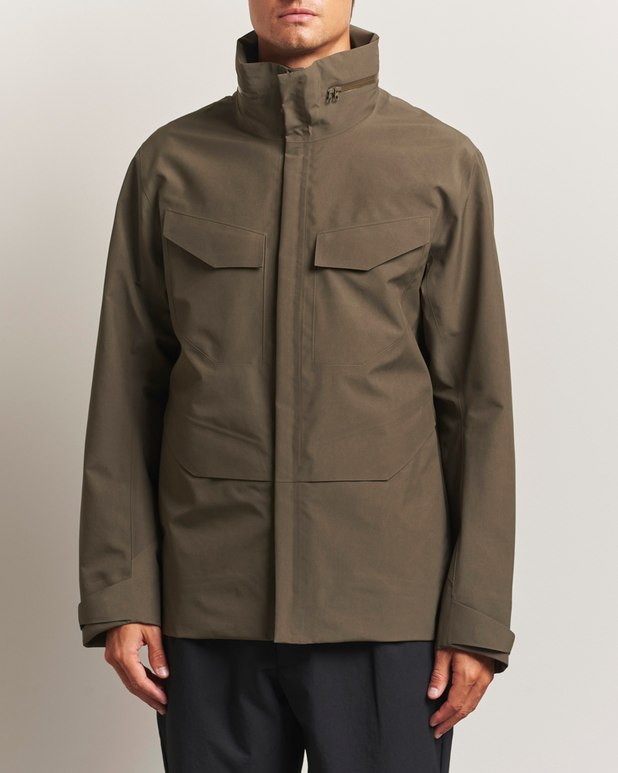 Arc'teryx Veilance GORE-TEX Field Jacket Brown at CareOfCarl.com