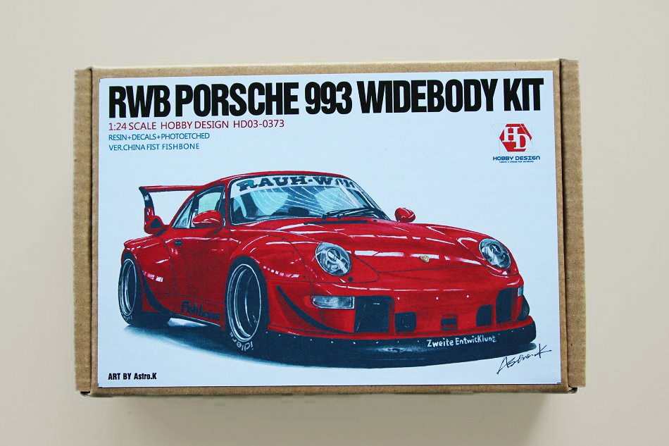 RWB PORSCHE 993 WIDE BODY KIT - Hobby Design | Car-model-kit.com