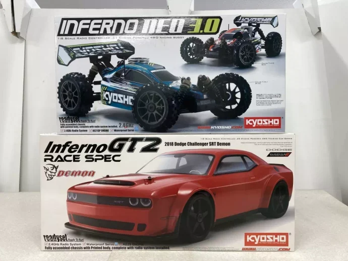 店頭買取】埼玉県のRCカーの買取実績｜京商の組立済みエンジンRCカー