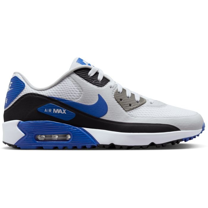 Nike Air Max 90 G Golf Shoes White/Black/Photon Dust/Game Royal