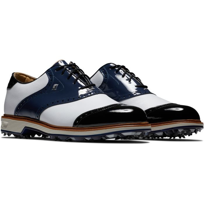FootJoy Dryjoys Premiere Series Wilcox Golf Shoes Navy/White 54323