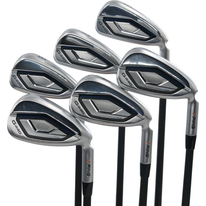 Used Ping G440 Irons 6 - PW, UW Right Handed Alta CB Blue Soft