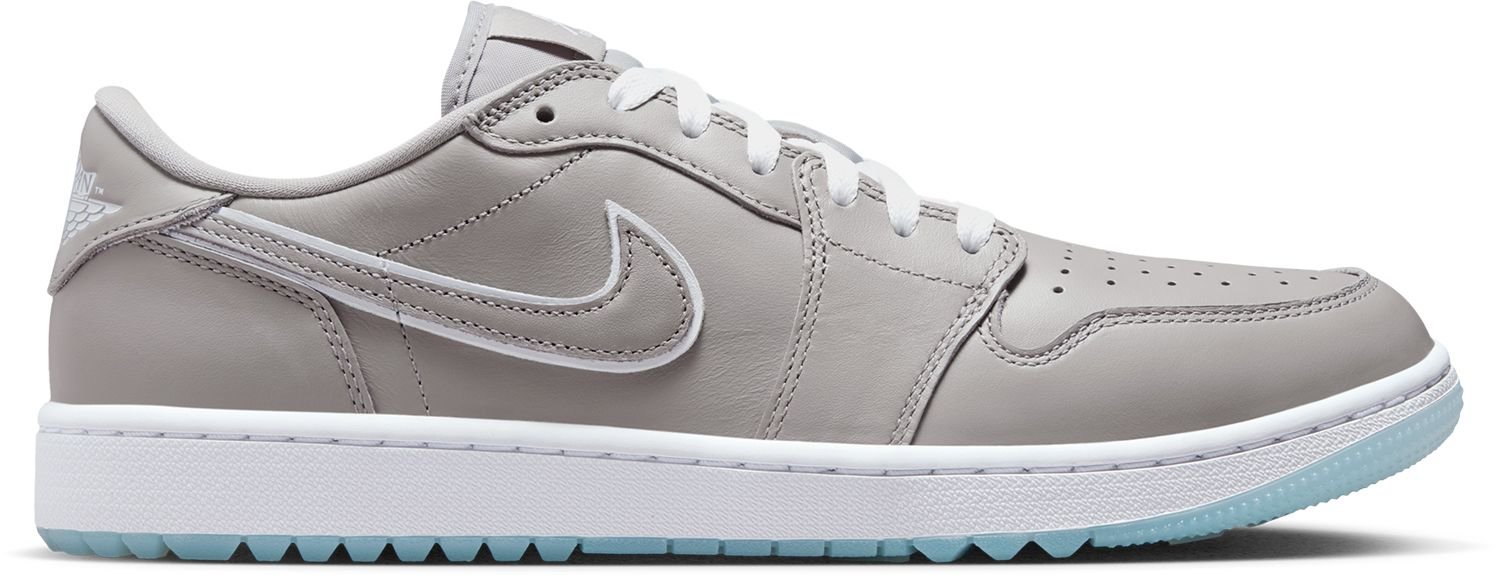 Nike Air Jordan 1 Low G Golf Shoes Med Grey/White/Blue Tint