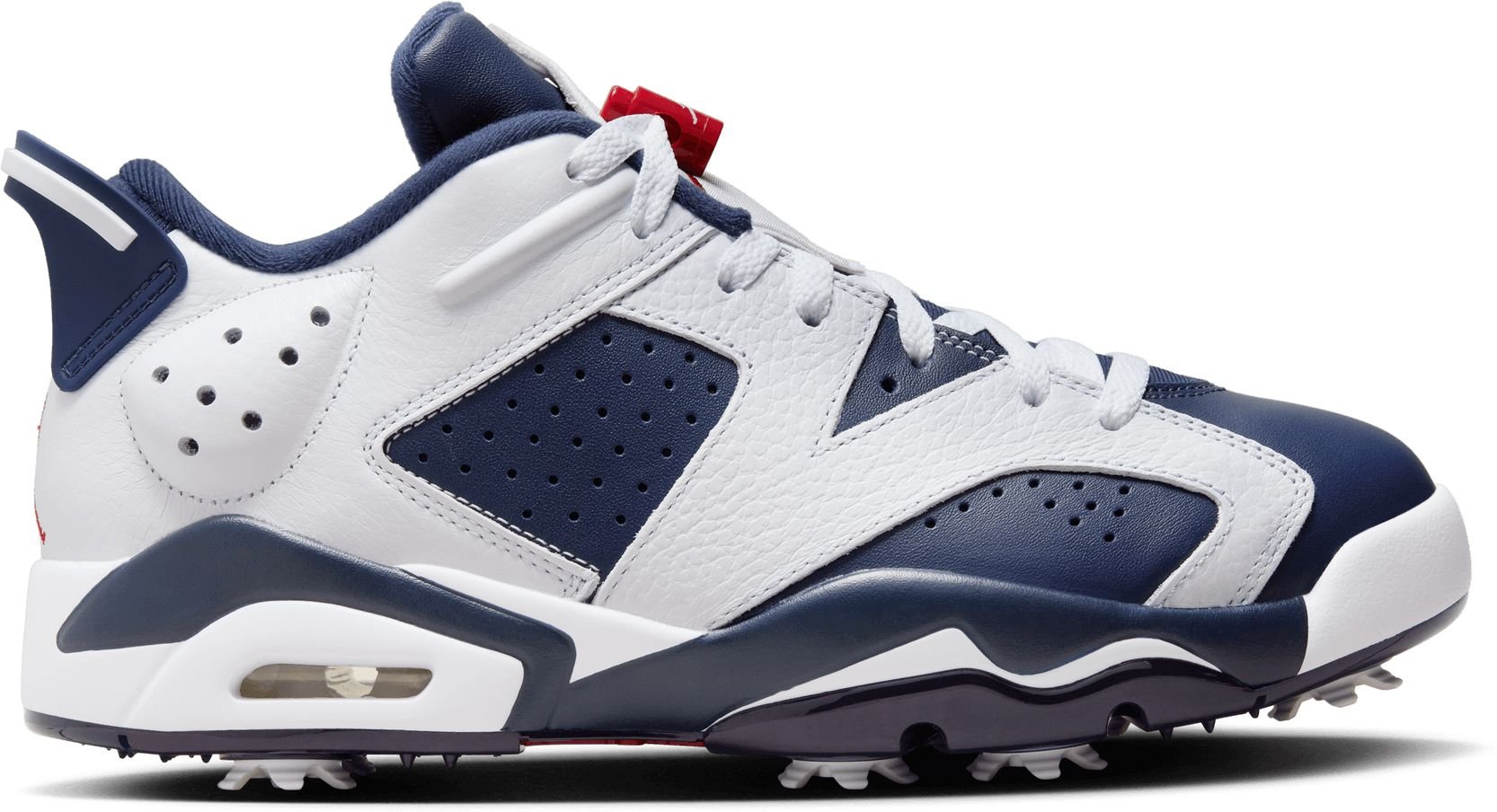 Nike Air Jordan Retro 6 G NRG Golf Shoes White/Midnight Navy