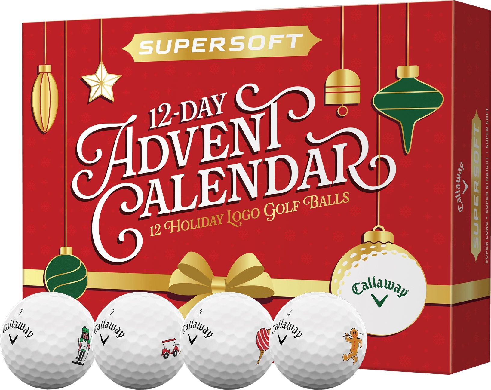 Callaway Supersoft 12-Day Advent Calendar Limited Edition Golf