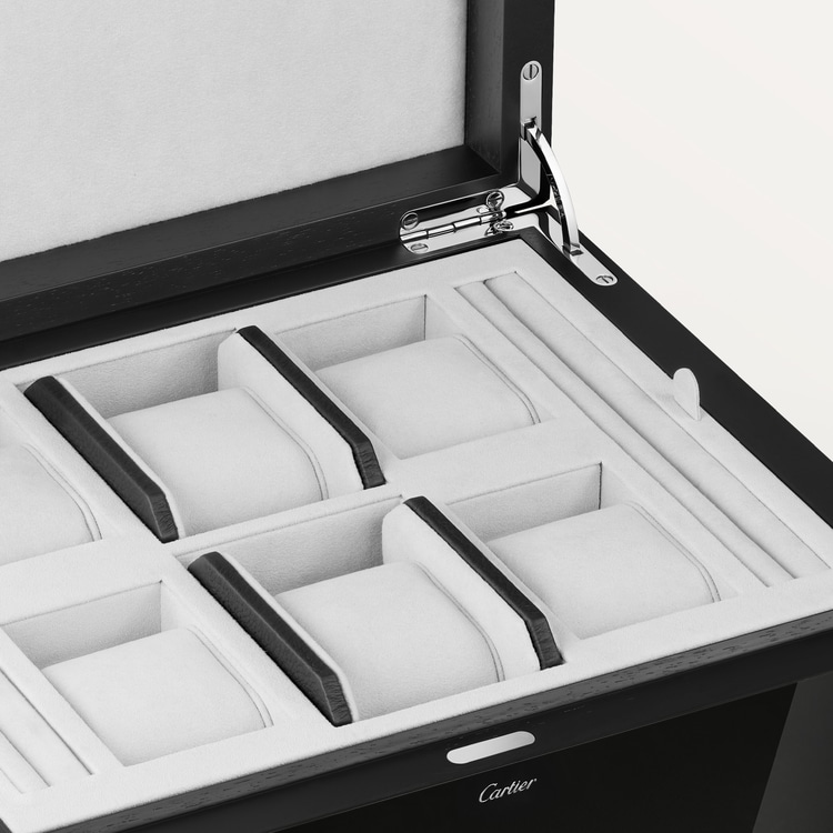 Santos de Cartier six watch and cufflink box