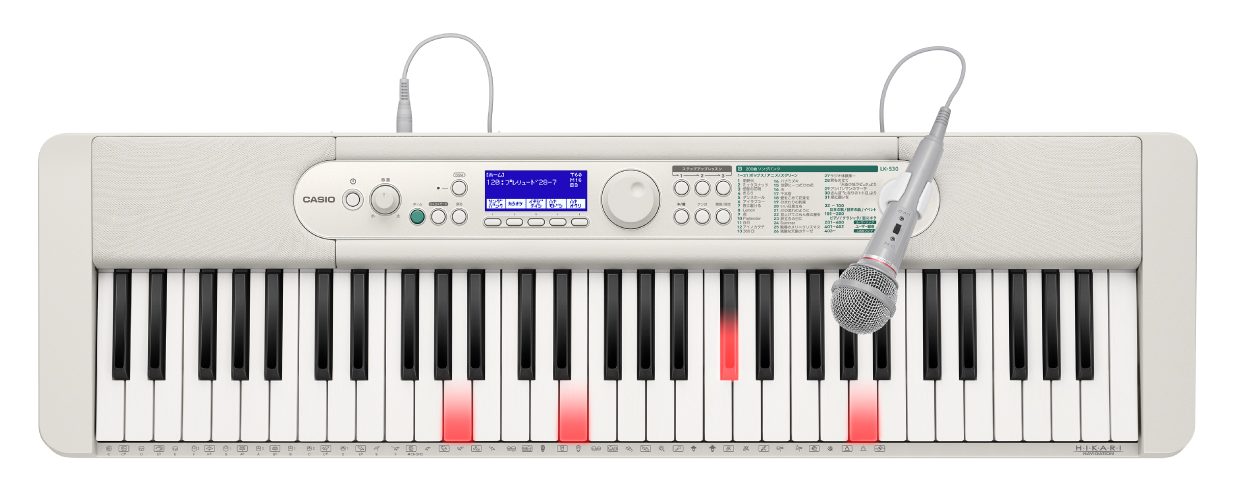 最新のヒット曲に合わせて演奏を楽しめる電子キーボード | CASIO