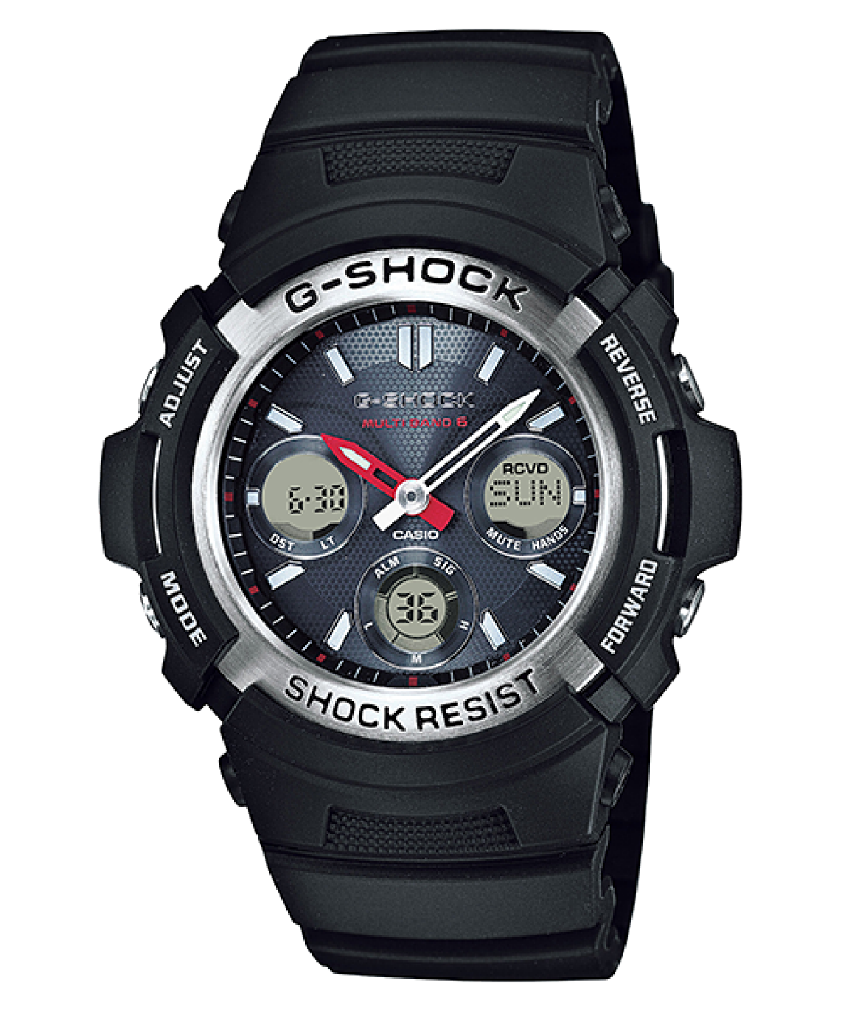 AWGM100-1A | Analog-Digital Black Men's Watch G-SHOCK | CASIO