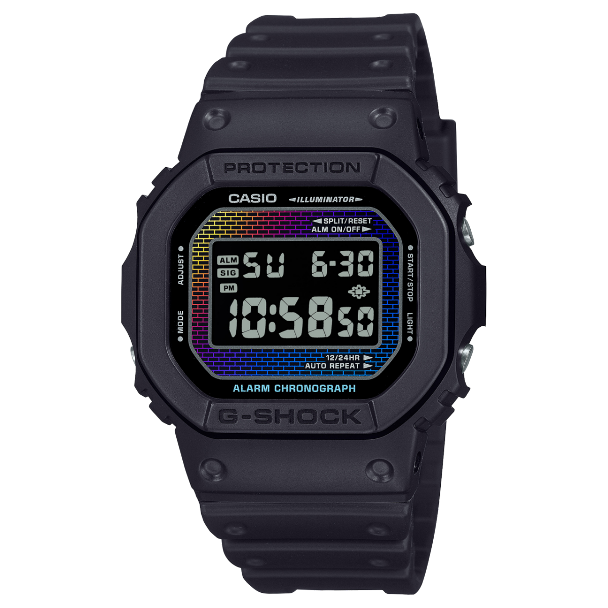 DW5600RW-1 | G-SHOCK 5600 SERIES Black | CASIO