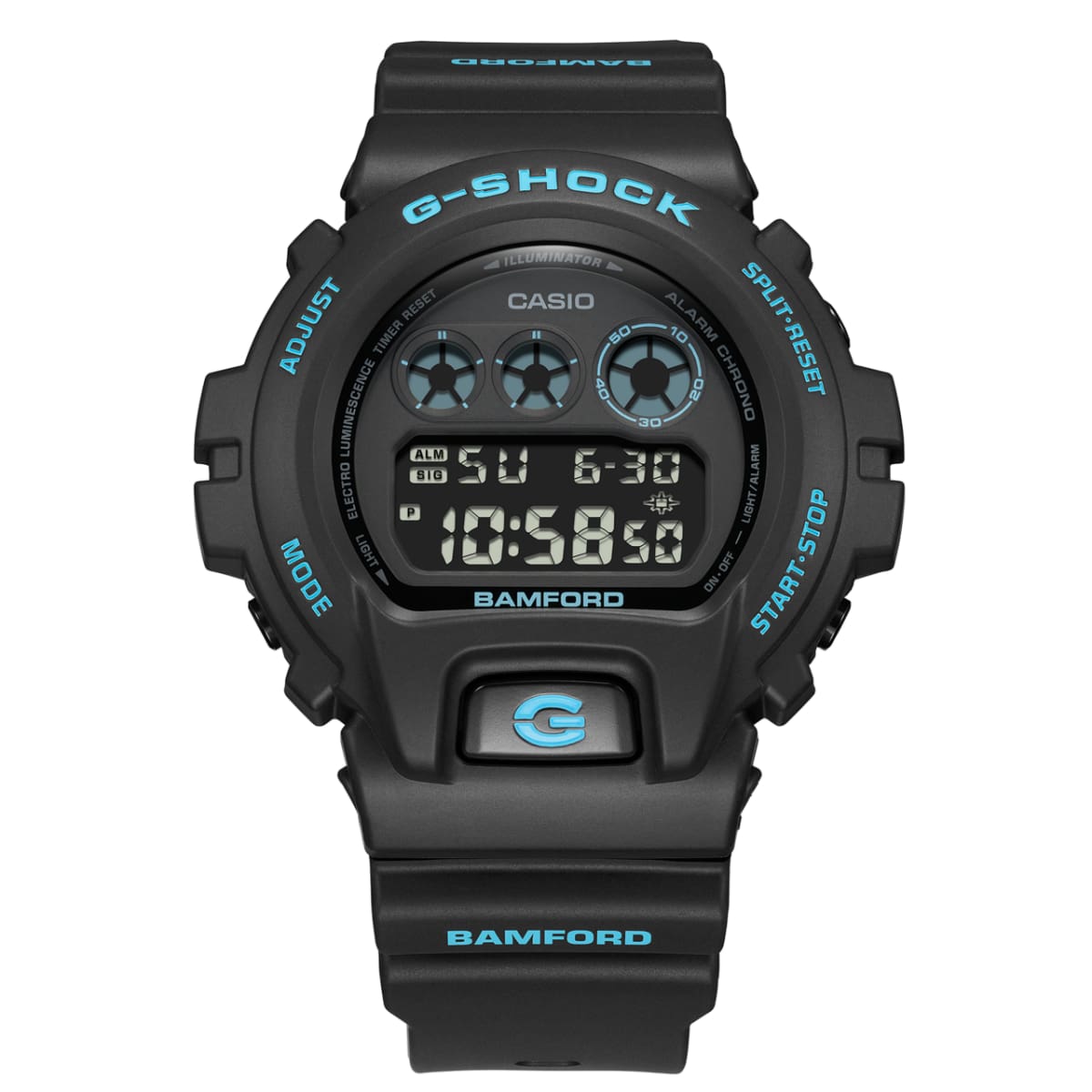 DW6900BWD-1 | G-SHOCK DIGITAL Black | CASIO