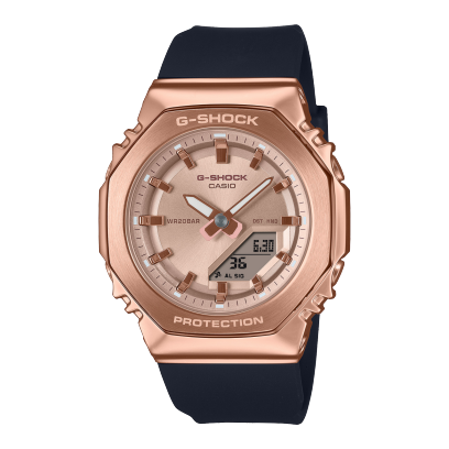 GMS2110PG1A4 | G-SHOCK ANALOG-DIGITAL Pink gold | CASIO