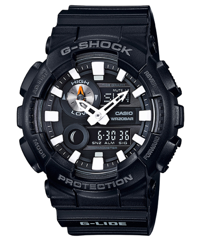 GAX100B-1A | G-SHOCK G-LIDE Black | CASIO