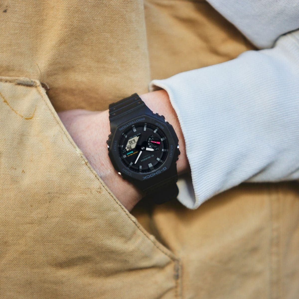 GAB2100-1A | Black Analog-Digital Men's Watch - G-SHOCK | CASIO