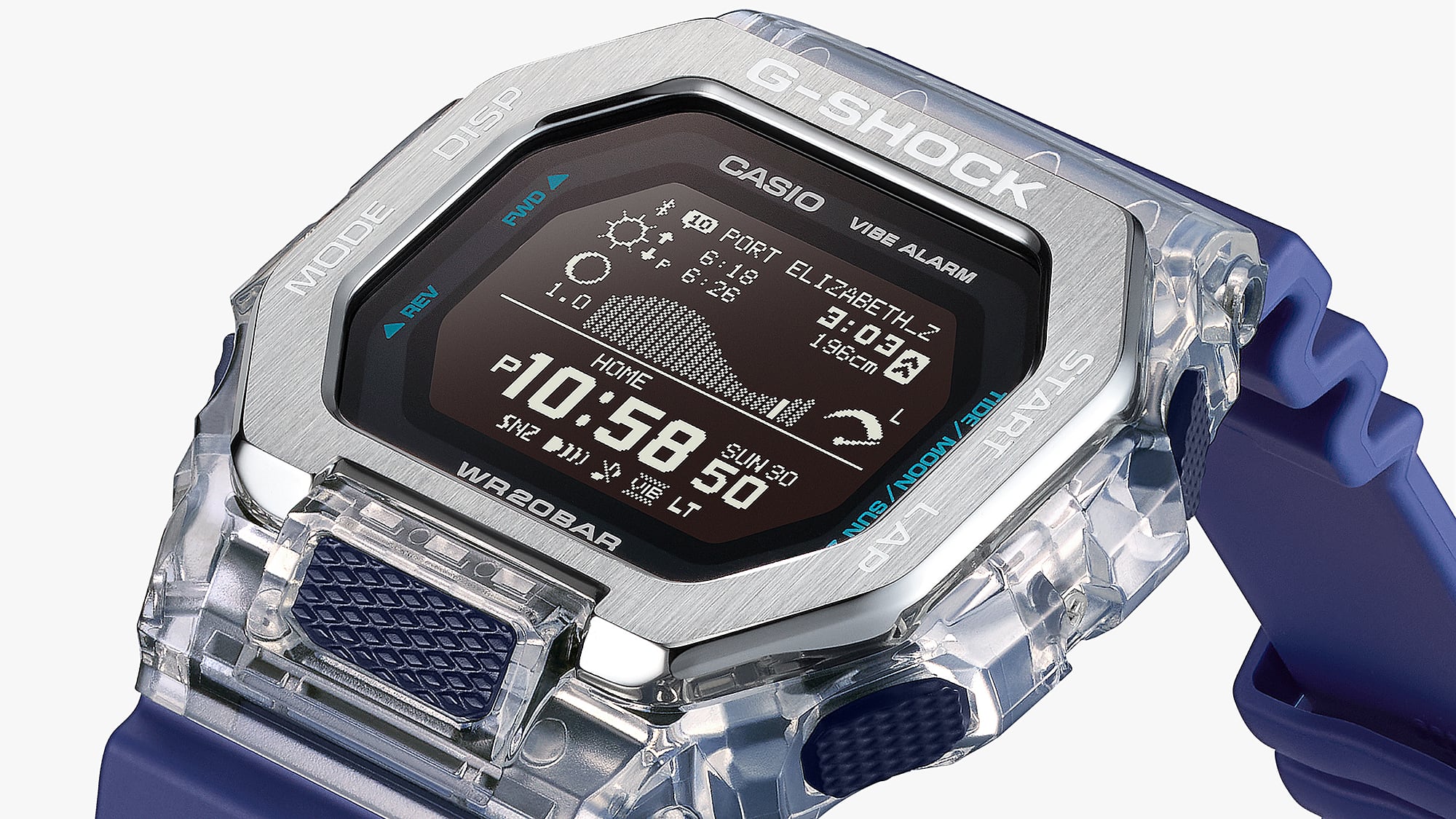 GBX100S-1 | G-SHOCK G-LIDE Silver | CASIO