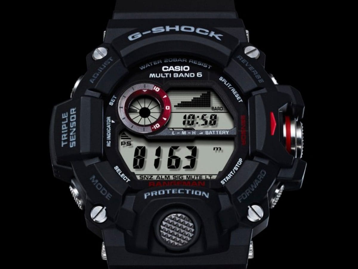 GW9400-1 | Black Triple Sensor Rangeman Men's Watch G-SHOCK | CASIO