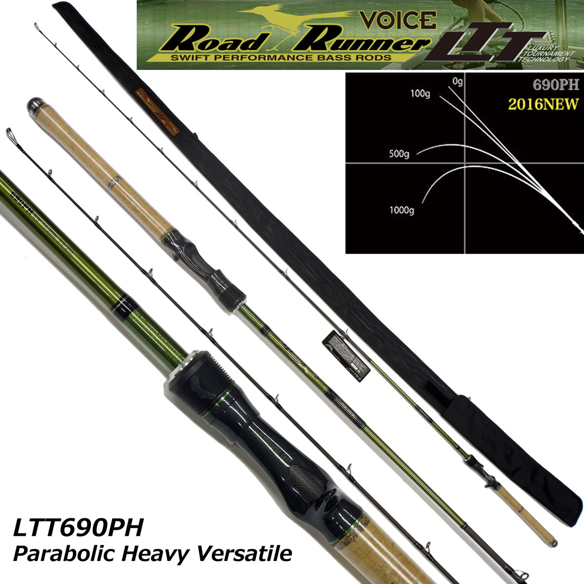 ノリーズ ロードランナー ヴォイス LTT690PH - Parabolic Heavy
