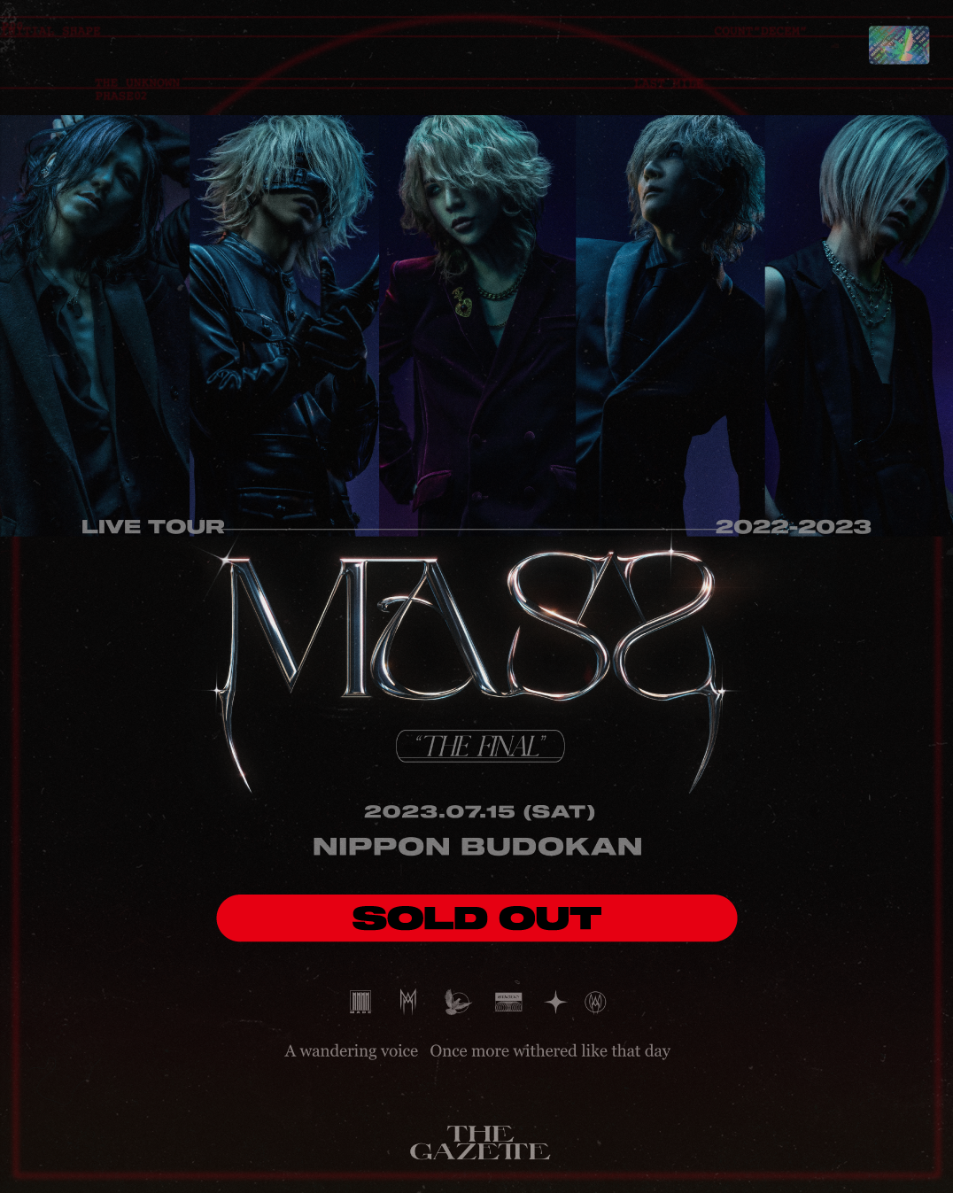 the GazettE、MASS 