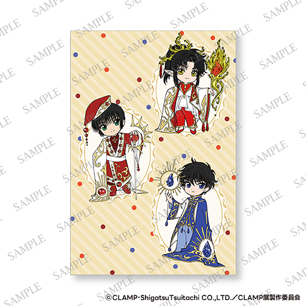 ポストカード／阿修羅&昴流&神威 | CLAMP展 グッズ情報