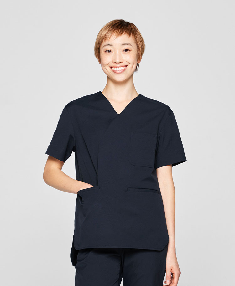 レディース:Vネックスクラブトップス・MOVE | おしゃれ白衣のクラシコ