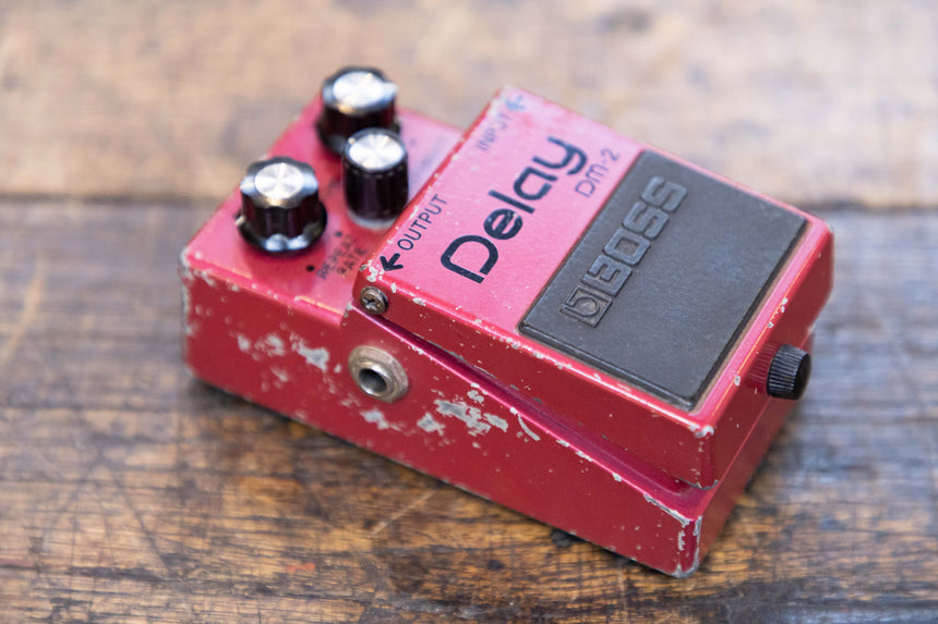 Boss DM-2 Delay (Black Label) 1981 - 1984 - Pink – Clingan Guitars