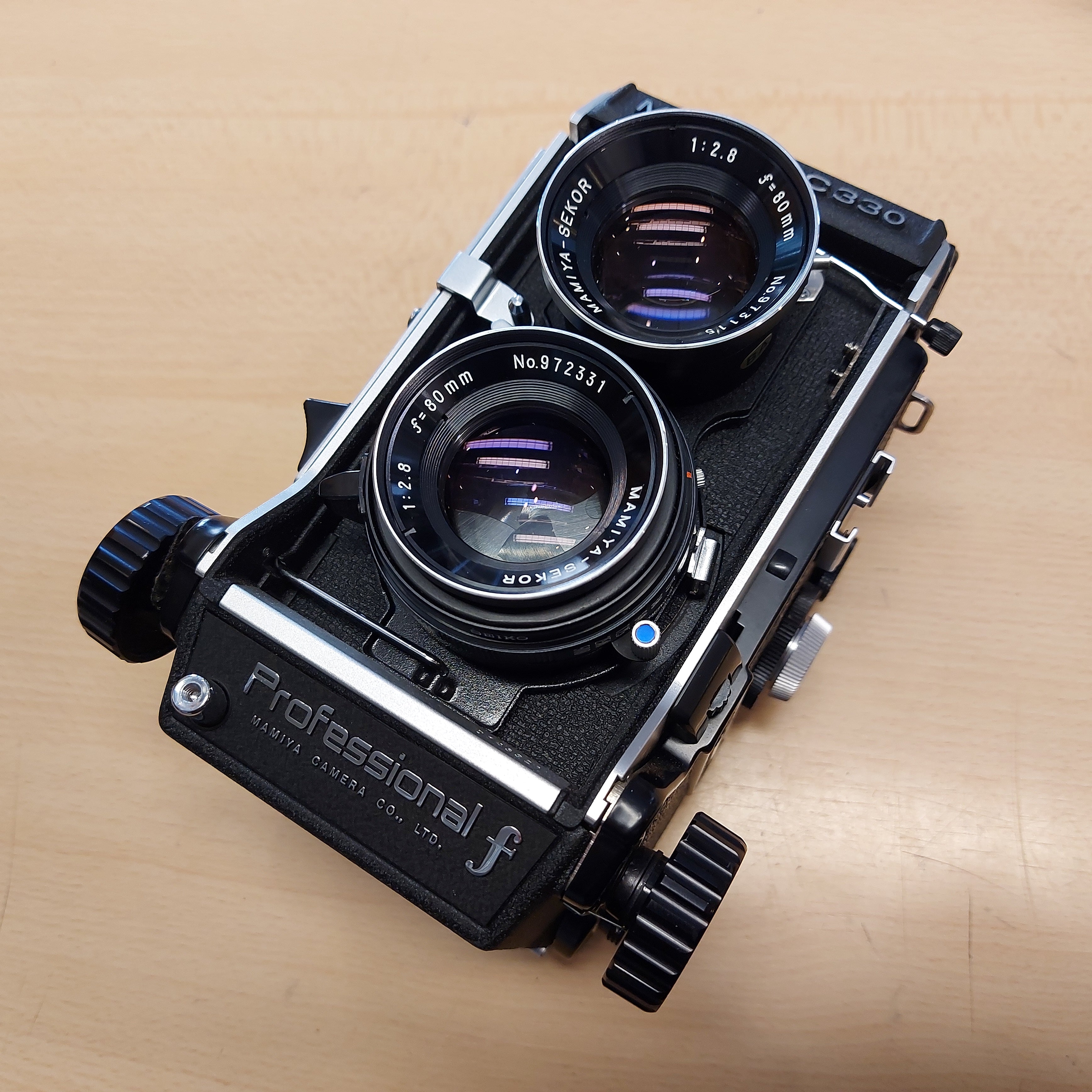 Mamiya C330 Pro-F + 80mm f/2.8 – Clock Tower Cameras