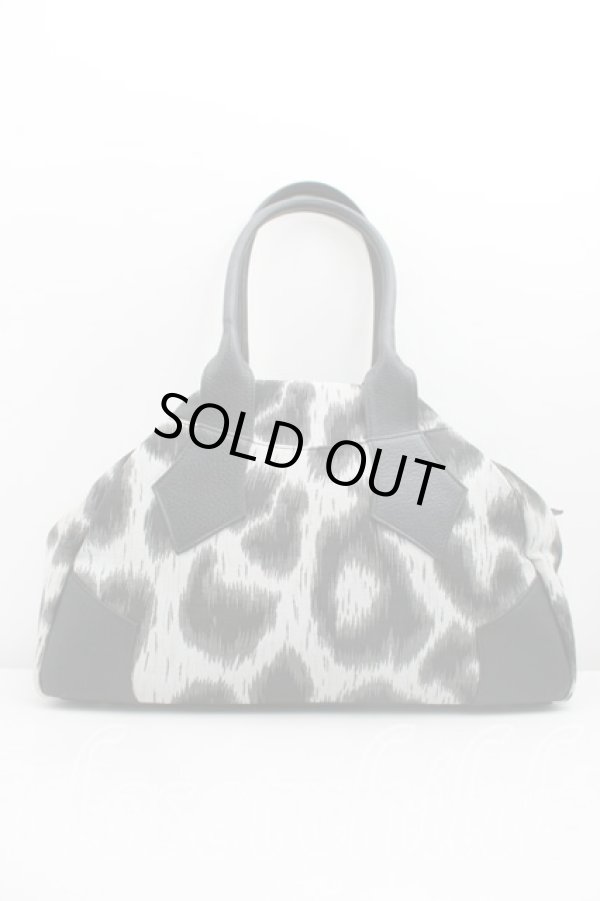 ヴィヴィアンウエストウッド 中古 / レオパードヤスミンバッグ(L) 黒 H