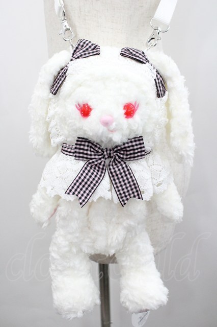 BABY,THE STARS SHINE BRIGHT / うさくみゃちゃんポシェット 白X黒