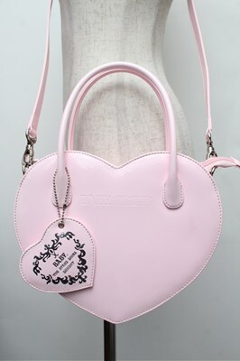 BABY,THE STARS SHINE BRIGHT / ハートバッグ ピンク S-25-12-24-014