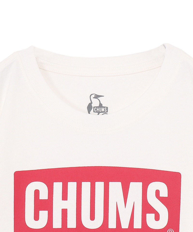 Kid's CHUMS Logo Brushed L/S T-Shirt/キッズチャムスロゴブラッシュ