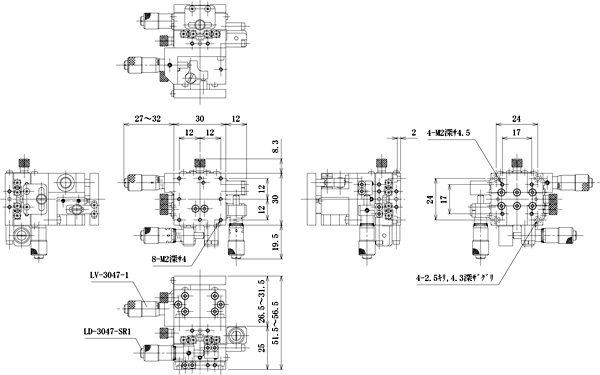 XYZステージ -中央精機株式会社 | 精密ステージユニット、光学関連機器-