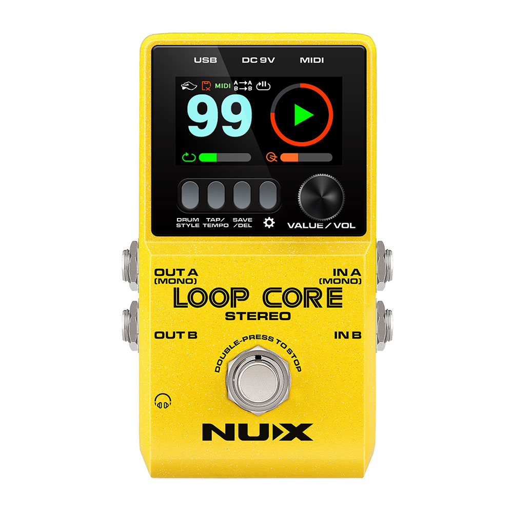 NUX ニューエックス Loop Core Stereo ルーパー ギターエフェクター(50