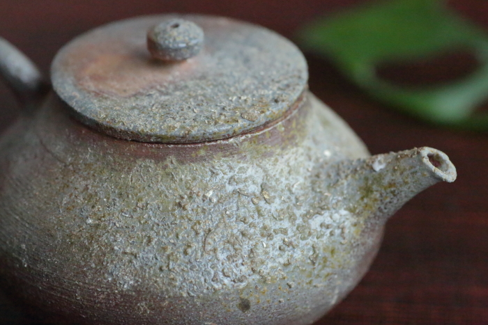 竹花正弘 南蛮茶銚 唐津焼急須 満容量120ml 登り窯焼成焼〆 上煎茶玉露