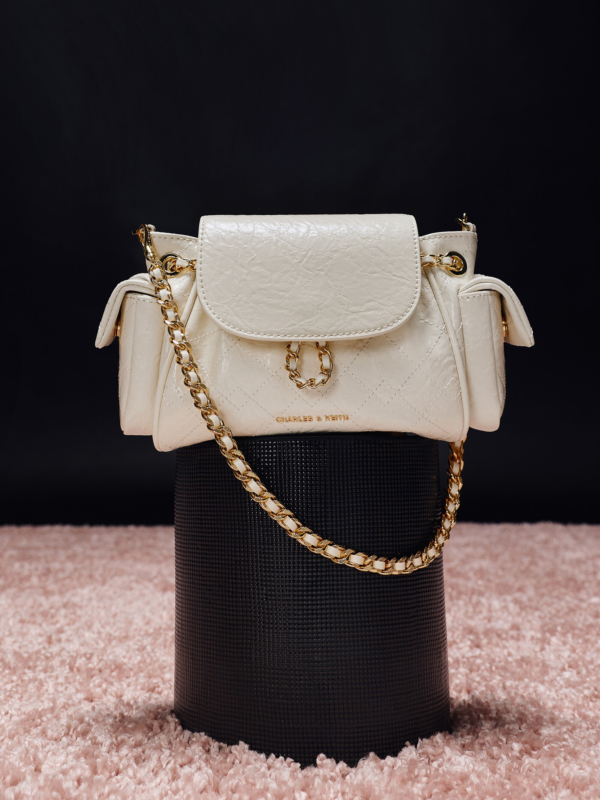 Duo ドゥオ ツーウェイフロントフラップバックパック - クリーム