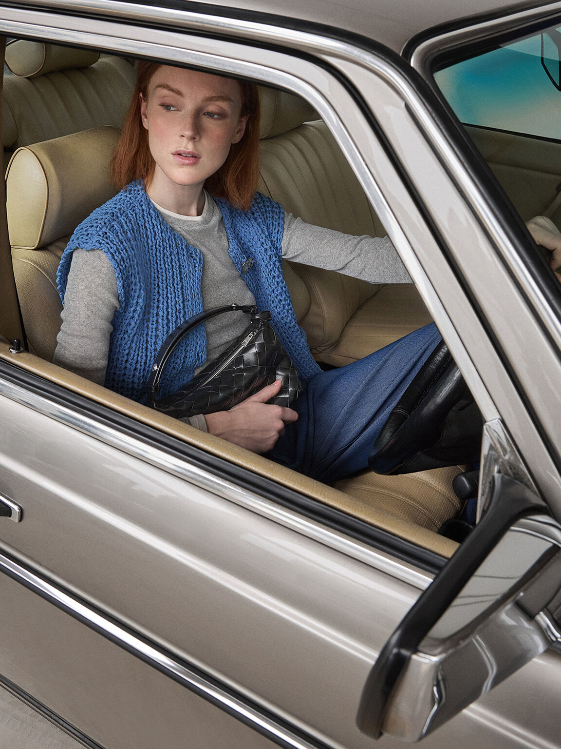 Ivette イヴェット ウーブンショルダーバッグ - ノワール | CHARLES