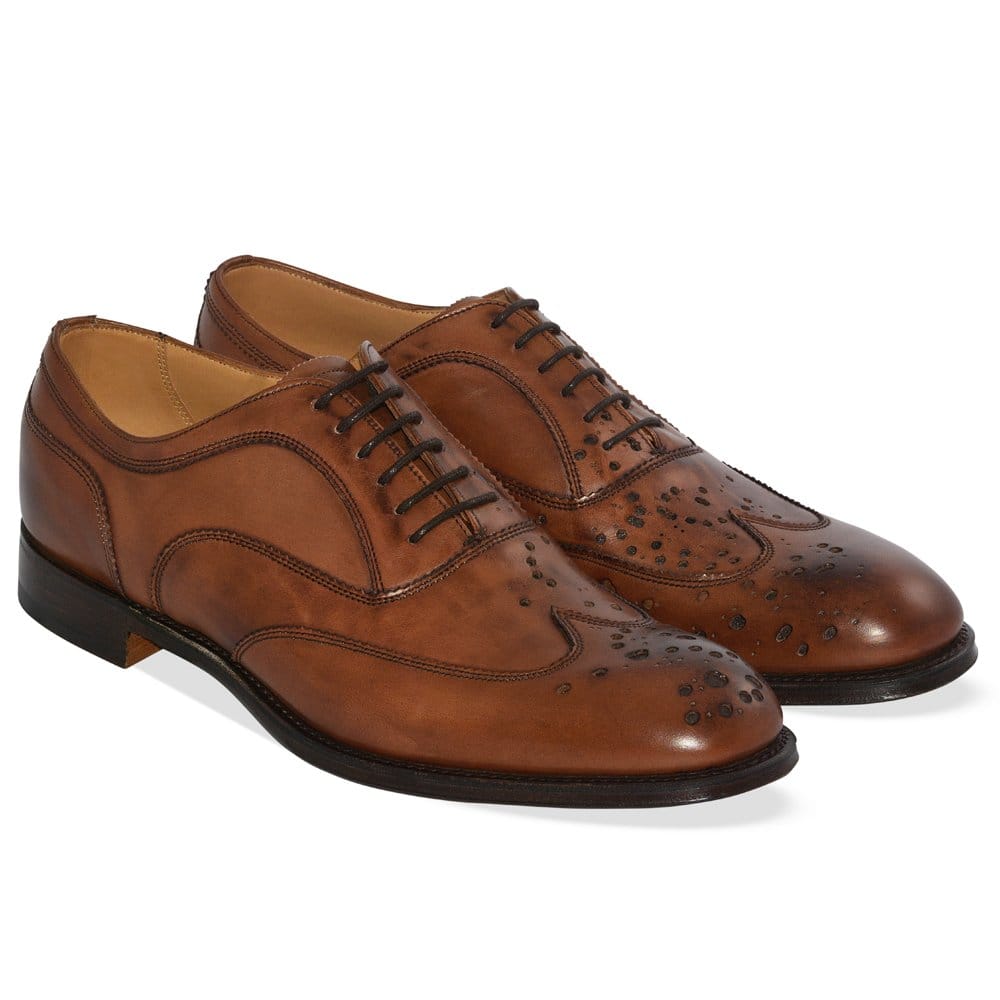 Cheaney Naughton | Conker Buckshot Brogue | Made in England