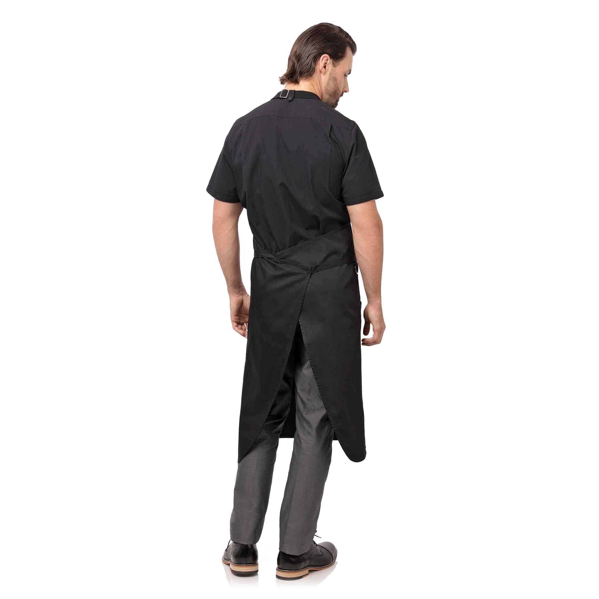 大判・ブラックカラー・胸当てエプロン「ブリオ」Chef Works® — Chef