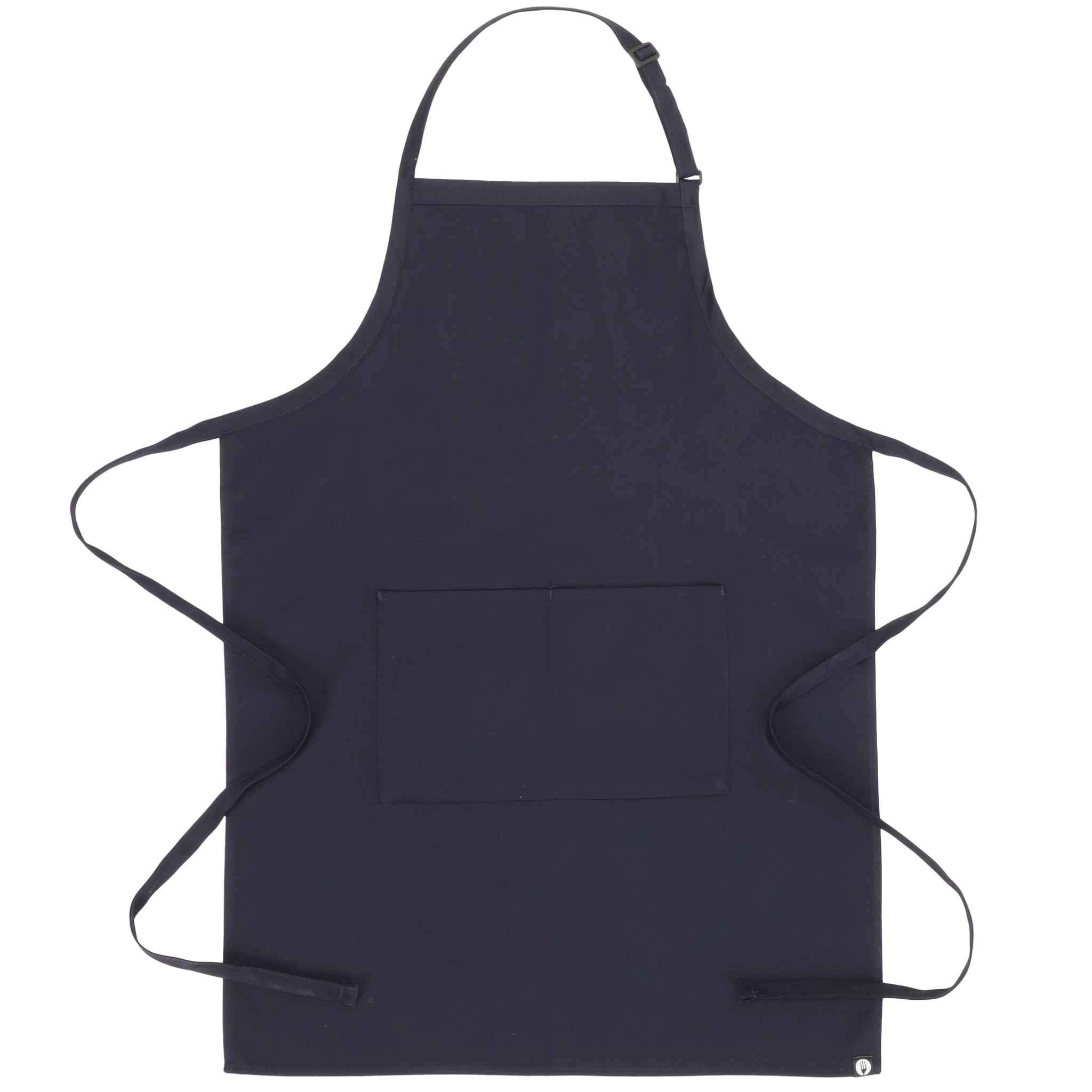 胸当てエプロン｜お洒落なネイビー・丈夫で長持ち｜Chef Works® — Chef