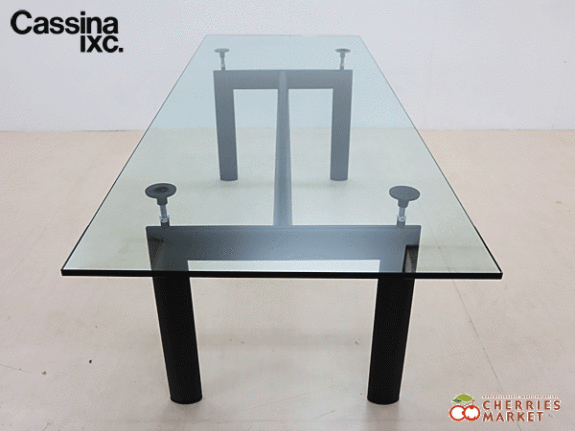 Cassina】カッシーナ LC6 テーブル/ガラステーブル/ダイニングテーブル