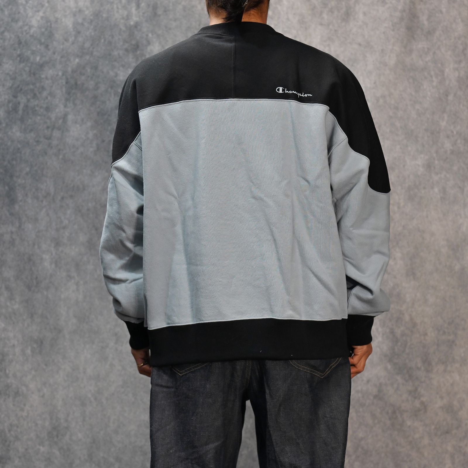 N.HOOLYWOOD - × Champion CREWNECK SWEAT （L.BLUE） / チャンピオン