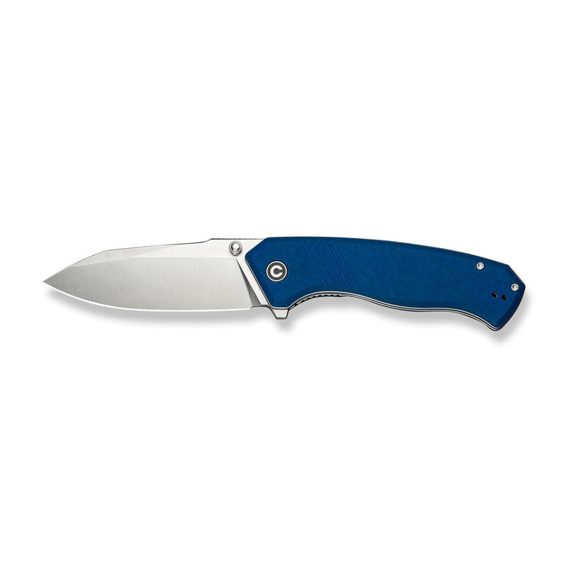 CIVIVI Placoid Blue Shredded G10 Flipper Knife