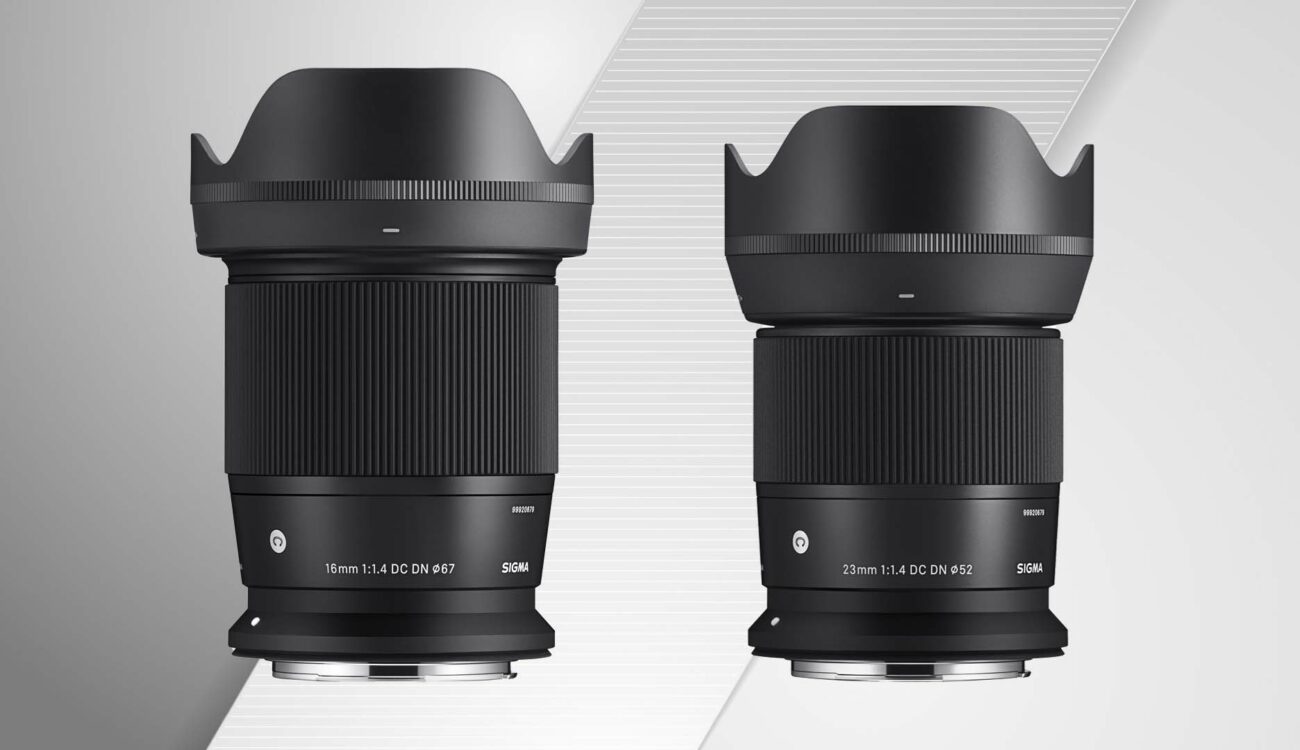 シグマがRFマウント用の16mm F1.4 DC DN｜Contemporaryと23mm F1.4 DC
