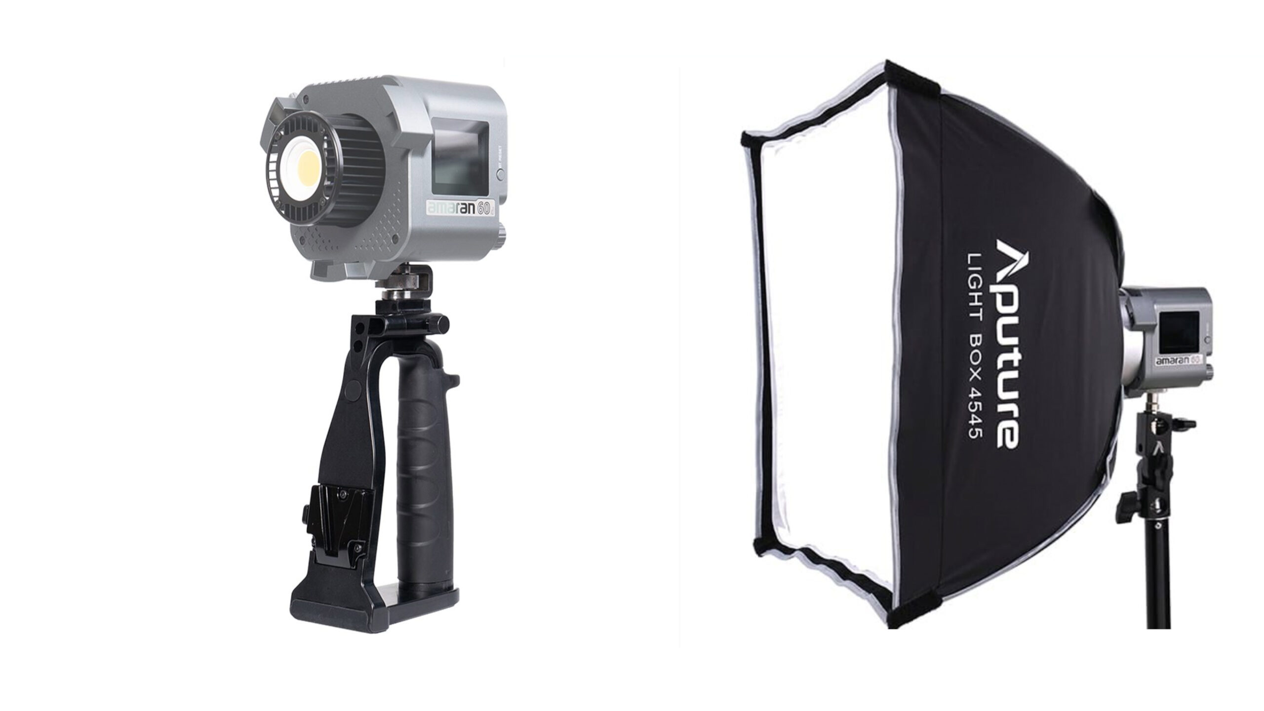 Aputure がamaran COB 60のアクセサリーを発表 - ライトボックス45×45