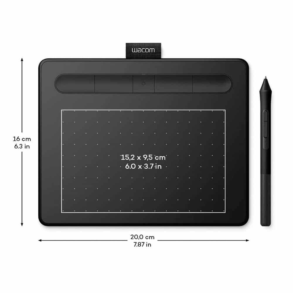 Wacom Intuos Small (Black-Wired-CTL4100K) - Circuits
