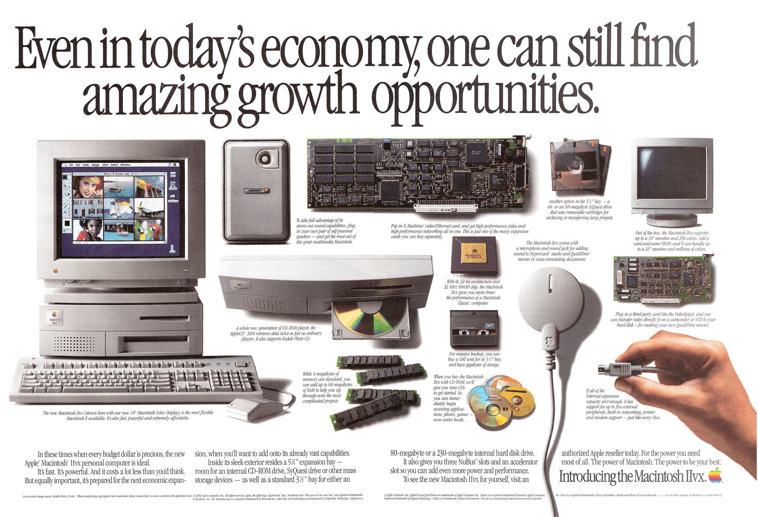 Mac IIvx, first Mac with CD-ROM, launches: Today in Apple history